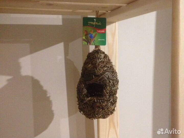 Гнездо для птичек или попугаев