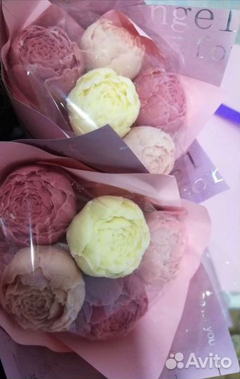 Шоколадные цветы (пионы)