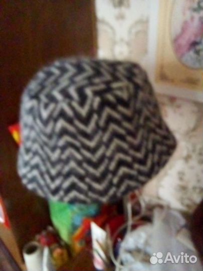 Шапка шерстяная (форма панама) 58р Новая. Италия