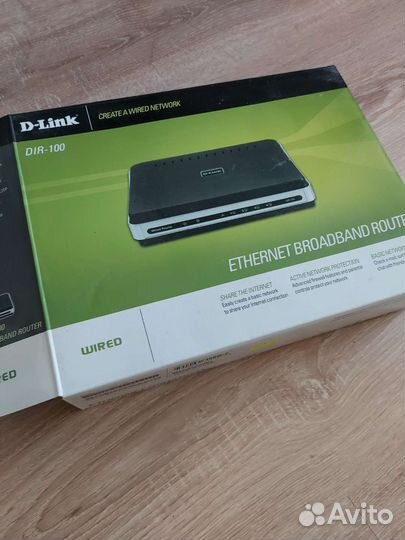 Роутер D-Link dir-100 (без wi-fi)
