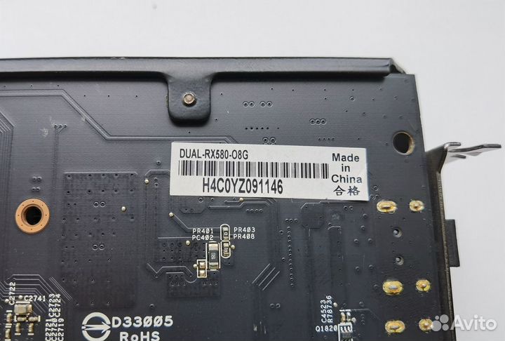 Видеокарта Asus RX580 8GB