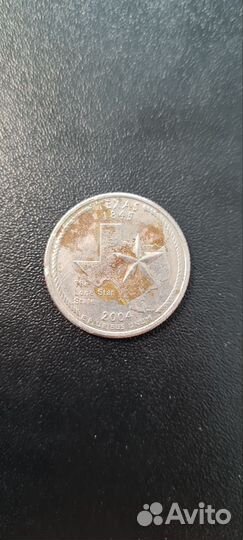 Монета Quarter Dollar liberty 2004года