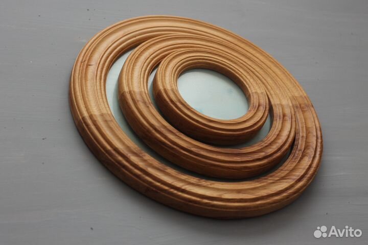 Деревянная рамка для декоративной тарелки