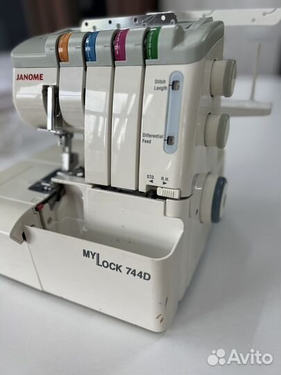 Оверлок janome mylock 744d