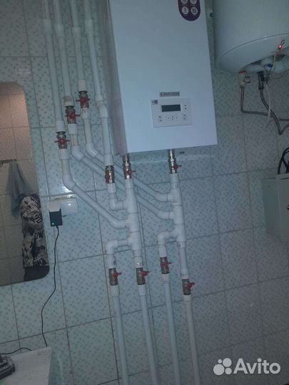 Строительство+отопления и водоснабжения