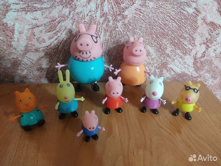 Свинка Пеппа, родители, друзья, семья