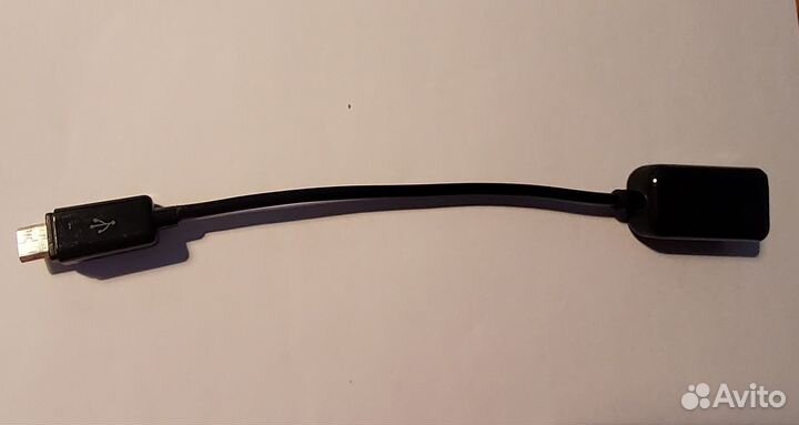 Кабель-переходник microusb для подключения флешки