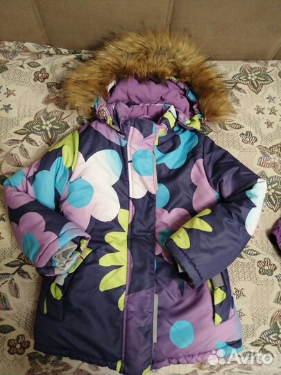 Костюм зимний для девочки 122 размер