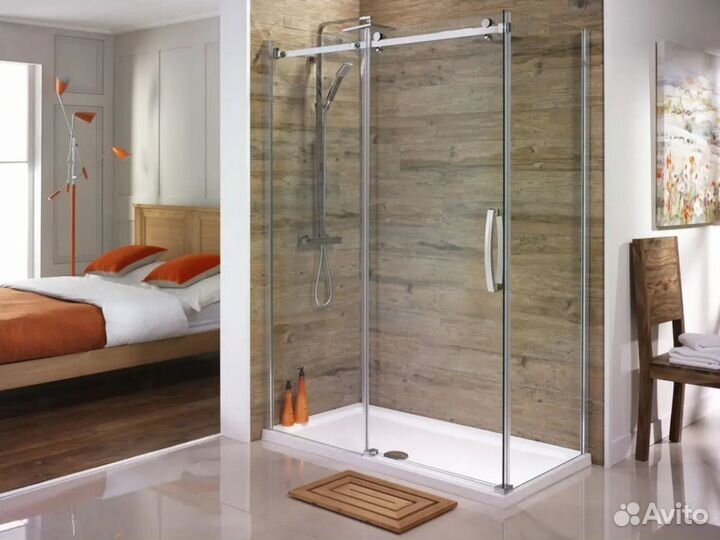 Душевая кабина с раздвижными дверями