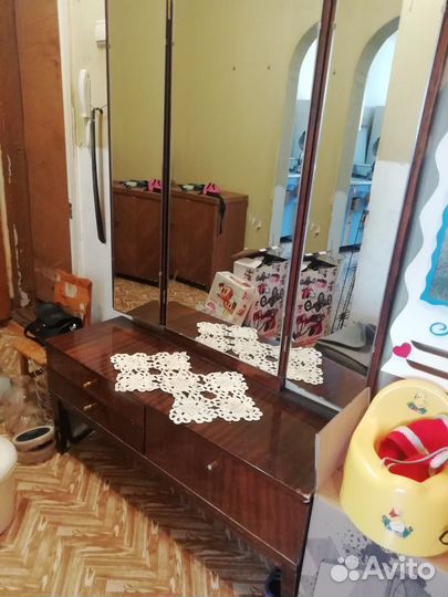 Трюмо трельяж с зеркалом бу