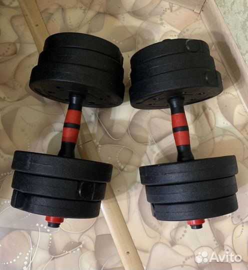 Штанга трансформер гантели 21кг