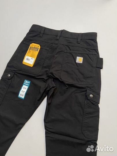 Брюки Carhartt rugger flex ripstop cargo Black