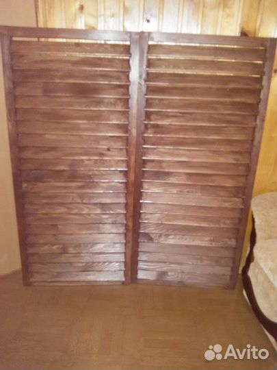 Ставни жалюзи из дерева, новые