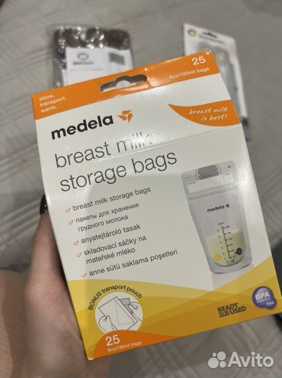 Пакеты для грудного молока Medela
