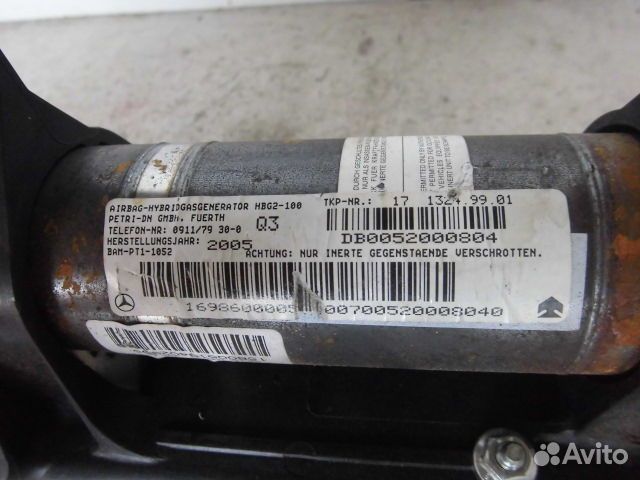 Подушка безопасности пассажира Mercedes B-klasse W