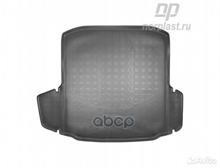 Коврик в багажник полиуретан norplast skoda Oct