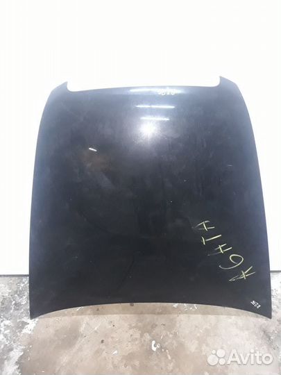 Капот Audi A6 C6 2008г черный без дефектов