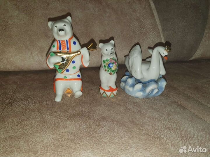 Фарфоровые статуэтки. Времен СССР. оригинал. Клейм