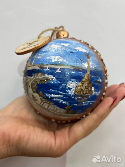 Новогодние шары ручной работы