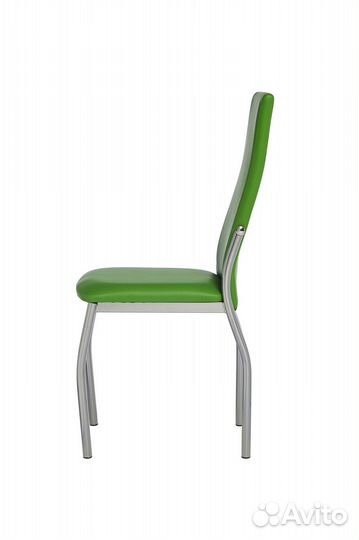 Стул пекин хром/экокожа Линкольн 214 зеленый