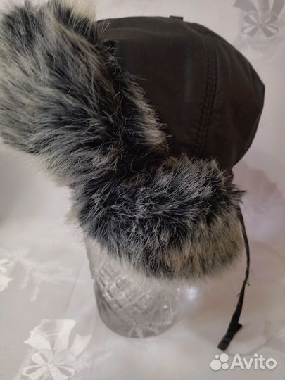 Зимняя меховая Шапка ушанка теплая на 6-10лет