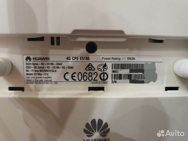 Роутер 4G Huawei E5186