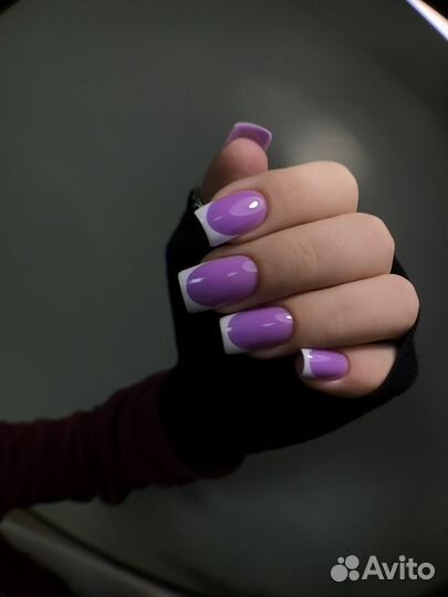 Маникюр наращивание покрытие