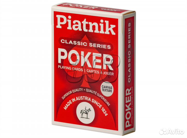 Карты Классическая серия покера (красная р (52000)