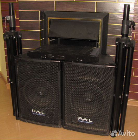 Колонки PAL 480W 2шт D10