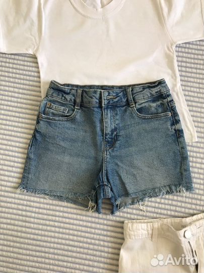 Шорты zara и mango + футболка новая