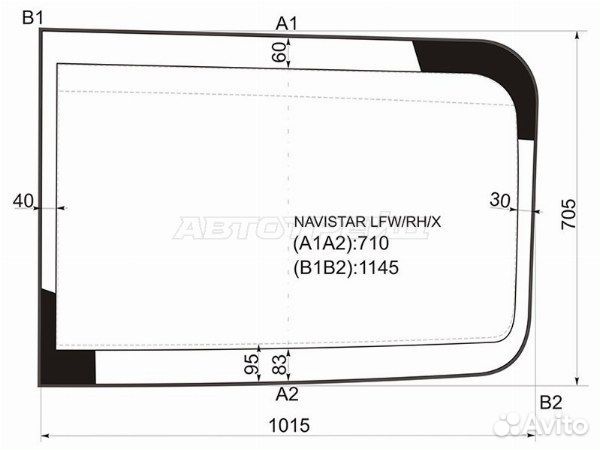 Стекло лобовое