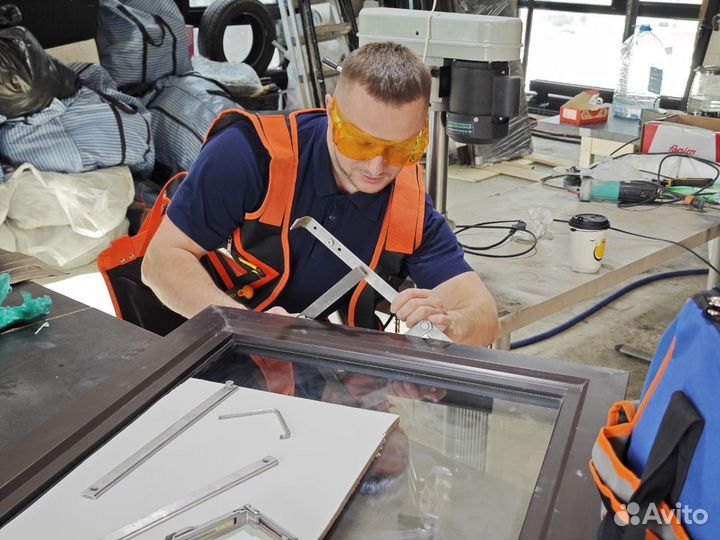 Ремонт алюминиевых окон и дверей