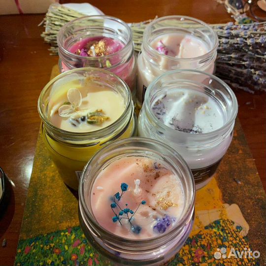 Свечи ручной работы, ароматические
