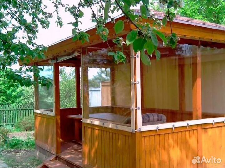 Мягкие окна для беседки