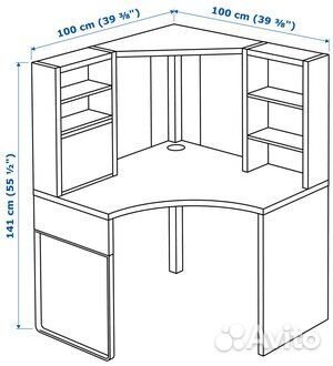 Икеа компьютерный стол Микке