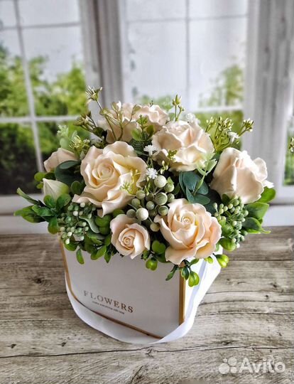 Букет роз из мыла ручной работы