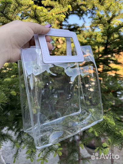 Подарочный пакет прозрачный