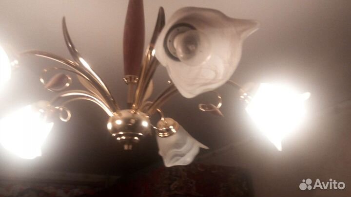Люстра потолочная бу