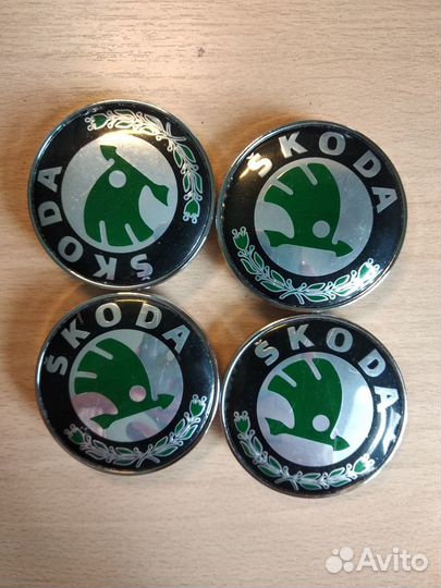 Крышка-эмблема для колеса Skoda 60 mm