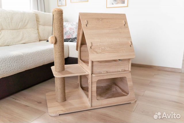 Двухэтажный дом для домашнего тигра