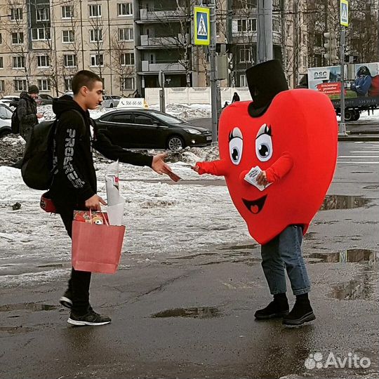 Услуги промоутеров, раздача листовок