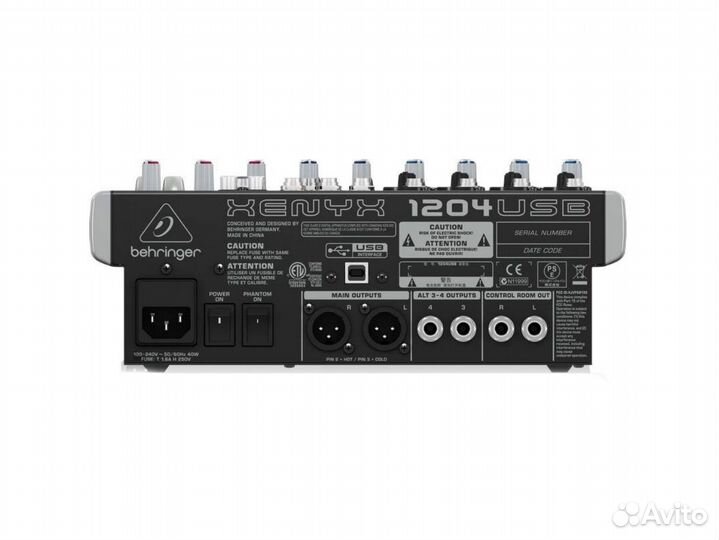 Микшерный пульт Behringer QX1204USB