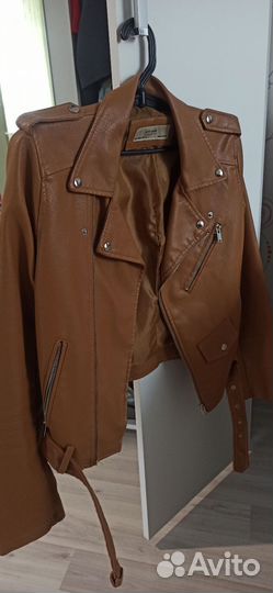 Кожаная куртка косуха 42-44