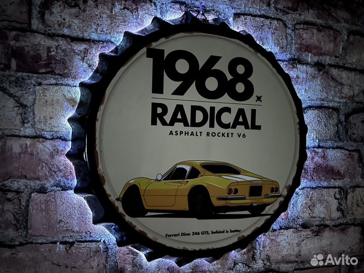 Декор на стену Ferrari Dino 246 GTS