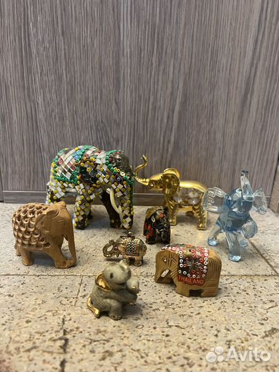 Слон статуэтка коллекция разные фарфор