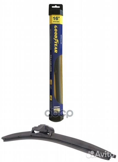 Щетка стеклоочистителя бескаркасная, 41 см, все