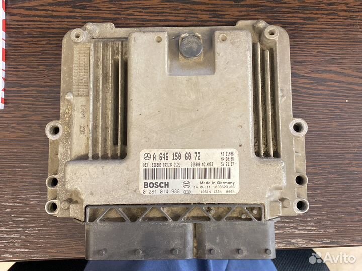 Блок управления двигателем mercedes sprinter w906