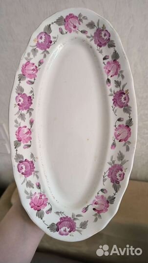 Тарелки зик СССР фарфоровая