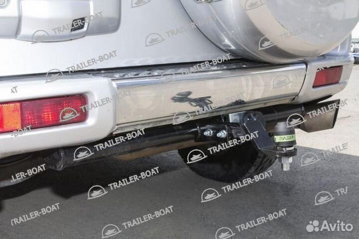 Фаркоп Mitsubishi Pajero 4 2006-XX, рама и крюк шар 50 мм, 24570