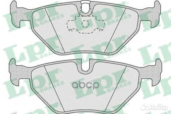 Колодки тормозные BMW E36/E46/Z4 E85/E86 задние
